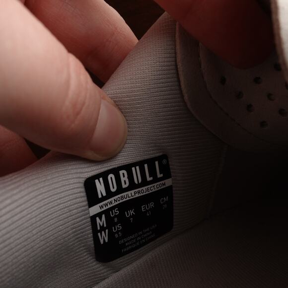 NOBULL Sneakers Unisex SZ M8 W9.5 Gray Outwork Training Athletic Low Top Shoes main image 2